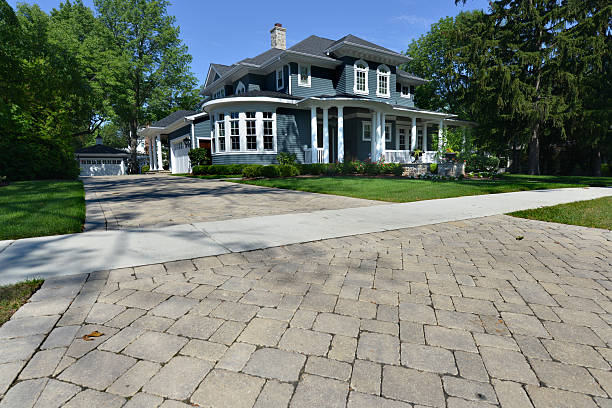 Residential Paver Driveway in Dawson, MN